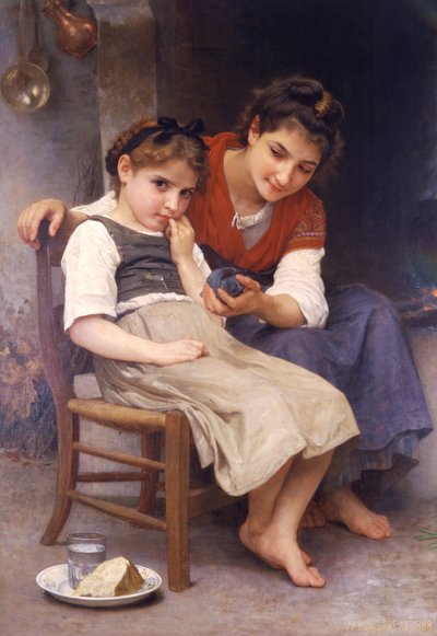 Little Sulky by William Adolphe Bouguereau